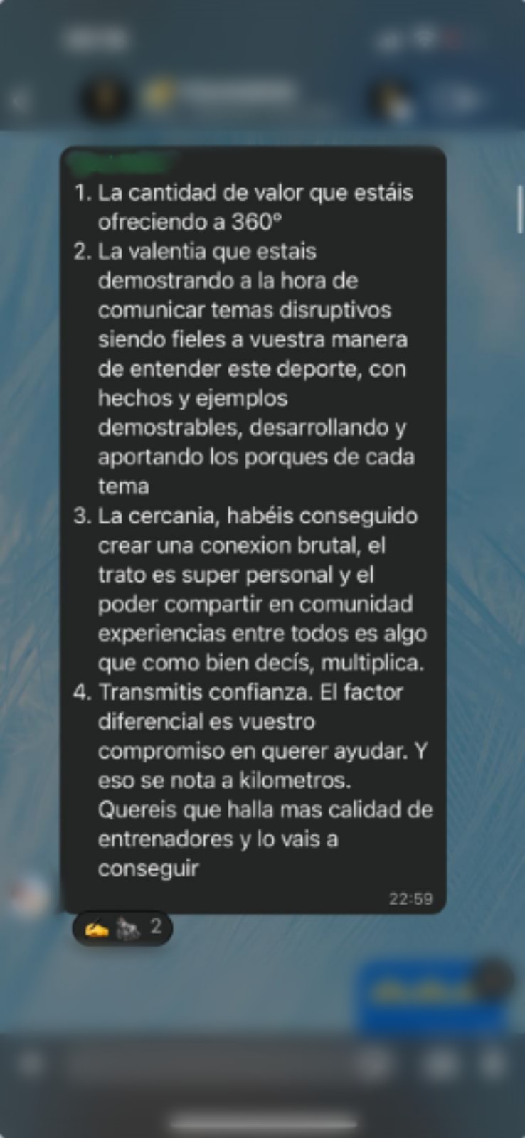 Opinión de coach